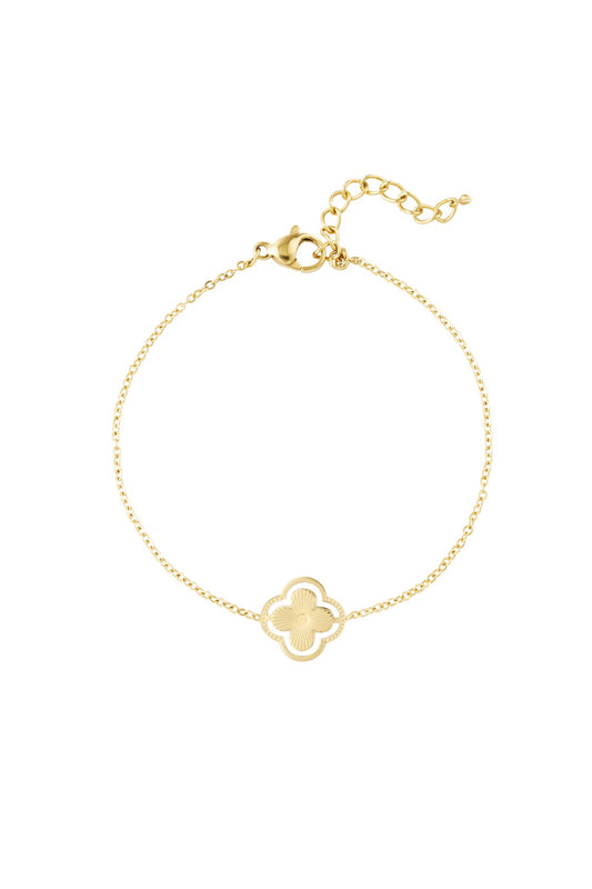 NOLA GOLD CLOVER BRACELET