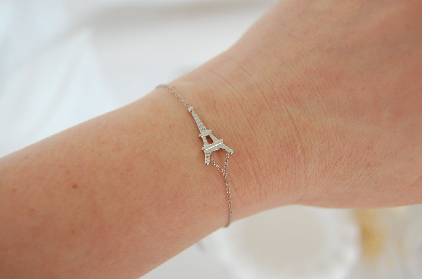 EIFFELTURM SILBER ARMBAND