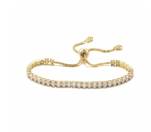 ZOYA TENNIS GOLD BRACELET