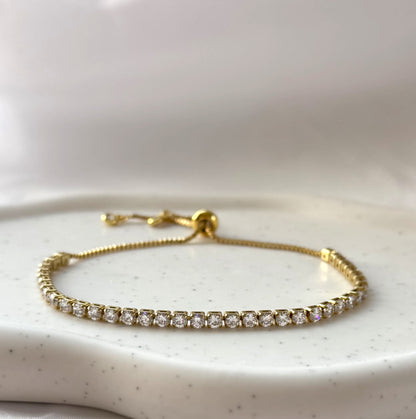 ZOYA TENNIS GOLD BRACELET